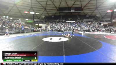 84 lbs Cons. Round 3 - Oakley Crain, Deer Park Ironman Wrestling Club vs Sebastian Garcia, Victory Wrestling-Central WA