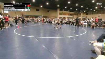 60 lbs Cons. Semi - Gino Spicuzza, Clementi`s Gladiators Academy vs Conrad Ball, Well Trained