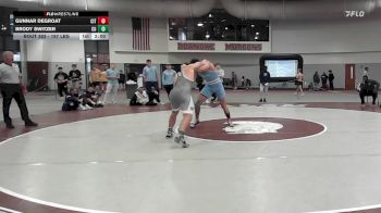 197 lbs 3rd Place - Gunnar DeGroat, The Citadel vs Brody Switzer, Coker