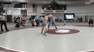 197 lbs 3rd Place - Gunnar DeGroat, The Citadel vs Brody Switzer, Coker