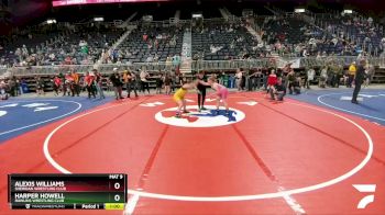 126 lbs Cons. Semi - Alexis Williams, Sheridan Wrestling Club vs Harper Howell, Rawlins Wrestling Club