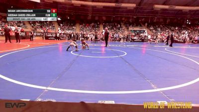 49 lbs Consolation - Noah Archibeque, Top Rank Hammers vs Uzziah (Uzzi) Zeller, Flow Academy Honolulu, HI