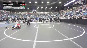 157 lbs Champ. Round 1 - Max Harris, Hutchinson vs Evan Johnson, Tecumseh - Shawnee Heights HS