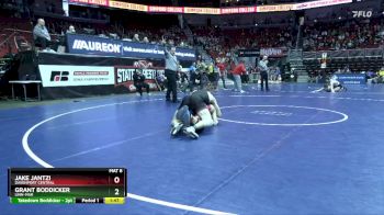 3A-150 lbs Cons. Round 2 - Jake Jantzi, Davenport Central vs Grant Boddicker, Linn-Mar