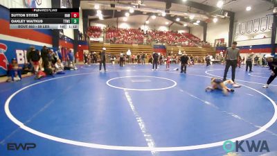58 lbs Rr Rnd 5 - Sutton Stites, Raw Wrestling Club vs Oakley Waitkus, Team Tulsa Wrestling Club