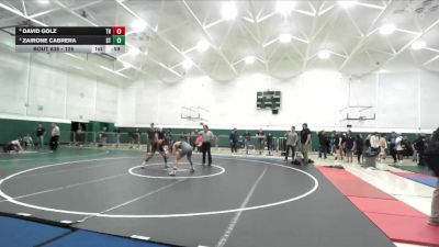 126 lbs 5th Place Match - Zairone Cabrera, South Torrance vs David Golz, Trabuco Hills