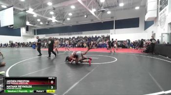 120 lbs Semifinal - Jayden Preston, Live Training Wrestling vs Nathan Reynolds, Monster Garage