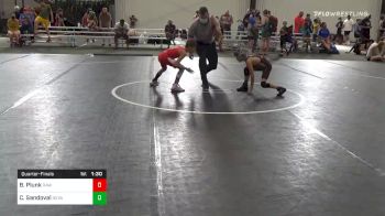 61 lbs Quarterfinal - Braxton Plunk, Raw vs Cooper Sandoval, Nevada Elite