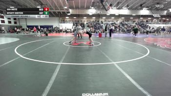 141 lbs Champ. Round 1 - Wyatt Hinton, Campbellsville (Ky.) vs Ian Metz, Dakota Wesleyan (S.D.)