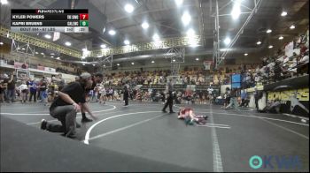 67 lbs Semifinal - Peter Burke, Choctaw Ironman vs Orlandas Bruner, Midwest City Bombers Youth Wrestling Club