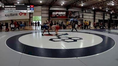 74 kg Champ. Round 2 - Caden Bellis, Pennsylvania RTC vs Hunter Song, Missouri