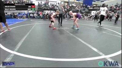 92 lbs Rr Rnd 1 - Miles Evans, Bristow Elementary Wrestling Club vs Billy Woods, Morrison Takedown Club