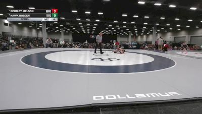 85 lbs Semis - Bentley Melson, Backyard Brawlers Wrestling Club vs Hawk Nolden, Team Nazar Training Center