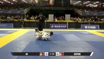 Josephine Kerkes vs Gia Nguyeb 2026 Pan Kids Jiu-Jitsu IBJJF Championship