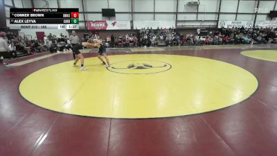 165 lbs 7th Place Match - Alex Leyva, Carbon vs Conner Brown, Summit Academy