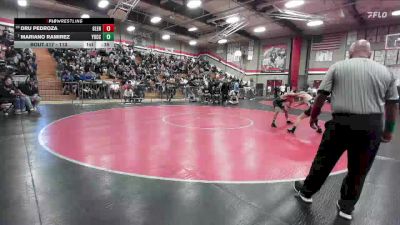 113 lbs Cons. Round 3 - Dru Pedroza, Glendora vs Mariano Ramirez, Yucca Valley