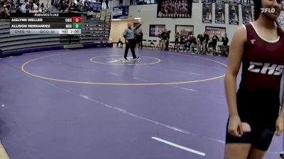 105 lbs Quarterfinals (8 Team) - Scarlett Ferrer, Chestatee vs Josephine Royer, Gilmer County