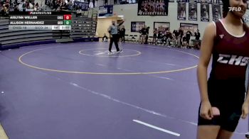 105 lbs Quarterfinals (8 Team) - Scarlett Ferrer, Chestatee vs Josephine Royer, Gilmer County