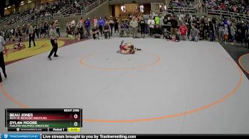 67 lbs Cons. Round 2 - Beau Jones, Rock Of Redmond Wrestling vs Dylan Moore, Tualatin Wolfpack Wrestling