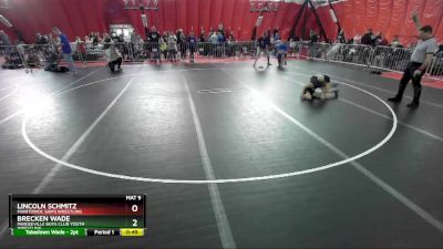 62 lbs Cons. Round 3 - Brecken Wade, Pardeeville Boys Club Youth Wrestling vs Lincoln Schmitz, Manitowoc Ships Wrestling