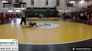 152 lbs Semifinal - Genesis Cruz, Woodbridge vs Stella Frigiola, North Hunterdon