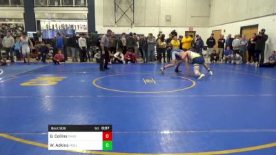 215 lbs Consy 5 - Brayden Collins, Canon-McMillan vs Will Adkins, Moeller-OH