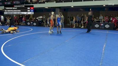 135 lbs Champ. Rd Of 16 - Denver Wolf, Cowboy Wrestling Club vs Eli Grotelueschen, Dodgeland Youth Wrestling