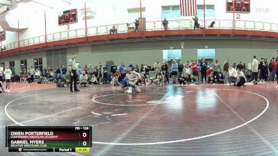 126 lbs Cons. Semi - Gabriel Myers, Decatur Wrestling Club vs Owen Porterfield, Contenders Wrestling Academy