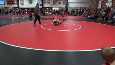 Bracket 16 lbs Cons. Semi - Cael Eatock, High Altitude Wrestling Club vs Carter Kaufmann, Camp Point Youth Wrestling