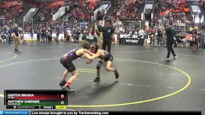 85 lbs Cons. Round 2 - Ashton Braska, TK WC vs Matthew Gardner, Decatur WC