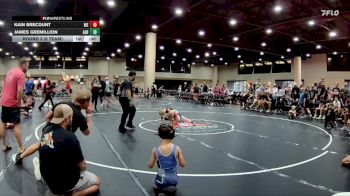 55 lbs Round 3 (6 Team) - James Gremillion, Alabama Elite Black vs Kain Brecount, Moyer Elite