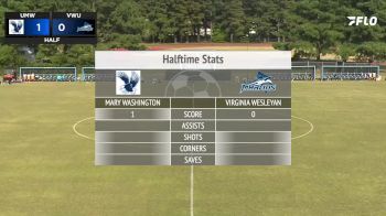 Replay: Mary Washington vs Virginia Wesleyan | Sep 13 @ 3 PM
