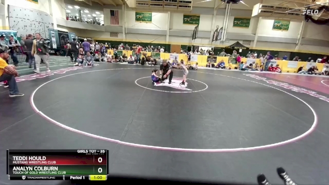 35 lbs Semifinal - AnaLyn Colburn, Touch Of Gold Wrestling Club vs ...