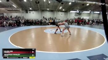 157 lbs Champ. Round 1 - Allen Mix, University vs Nehemiah Whaley, Valley