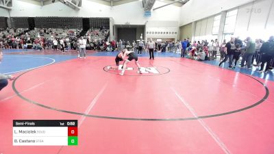 104-J2 lbs Semifinal - Landon Maciolek, Souderton Youth Wrestling vs Benjamin Castano, Stray Dawgs