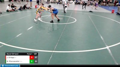 119 lbs Round 1 (8 Team) - JR Ortega, Grandview vs Brant Pfannenstiel, Phillipsburg