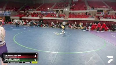 106 lbs Quarters & 1st Wb (16 Team) - William Turner, Keller Timber Creek vs Ben Pullen, Dallas Highland Park