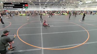 110 lbs 5th Place Match - Gia Zachrich, Unattached vs Tori Jefferson, Unattached