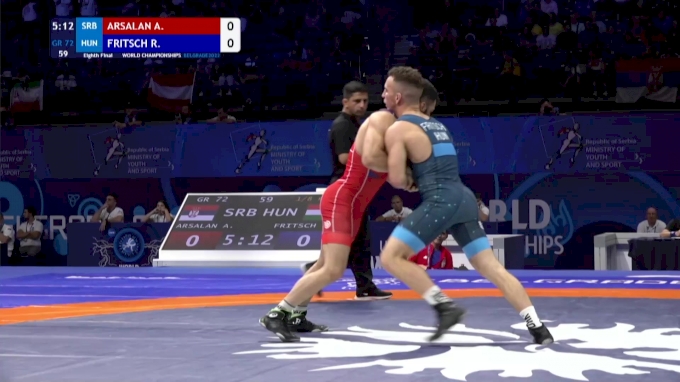 72 kg 1/8 Final Ali Feizollah Arsalan, Serbia vs Robert Attila