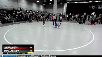 95 lbs Cons. Round 3 - Yamilet Gallegos, Militia Trained Mat Club vs Madison Baxter, Surfside X Wrestling