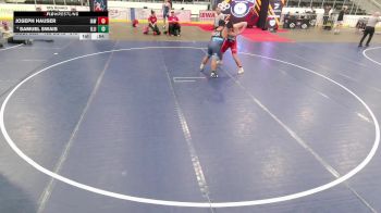 16U Boys - 215 lbs 5th Place Match - Samuel Swais, Illinois vs Joseph Hauser, Immortal Athletics WC
