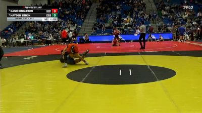 141 lbs Cons. Round 4 - Nash Singleton, Oregon State vs Hayden Zinkin, CSU Bakersfield