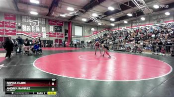 190 lbs Quarterfinal - Andrea Ramirez, Valencia vs Sophia Clark, Liberty