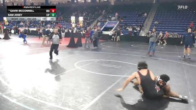 190 lbs Round Of 32 - Gavin Mcconnell, Bedford vs Sam Josey, Saint John's Prep