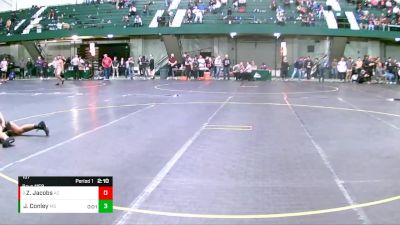 157 lbs Cons. Semi - Zachary Jacobs, Albion College vs Jack Conley, Michigan State