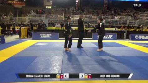Ruby Kate Croghan vs Miriam Elizabeth Grady 2025 Pan Jiu Jitsu IBJJF Championship