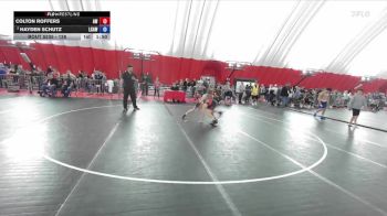 126 lbs Cons. Round 3 - Colton Roffers, Aviators Wrestling vs Hayden Schutz, La Crosse Area Wrestlers