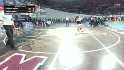 5A Boys 138 lbs Quarterfinal - Jaret Hickey, Crater Boys vs Jacoby Jones, Crescent Valley Boys