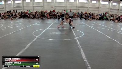 64 lbs Round 1 (8 Team) - Wyatt Eastman, Brawler Elite vs Jackson Stickle, 84 Athletes