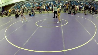 14U Boys - 120 lbs Champ. Round 1 - Drake Hegarty, Open Mats Wrestling Club vs Cayden Holt, Marshfield Youth Wrestling